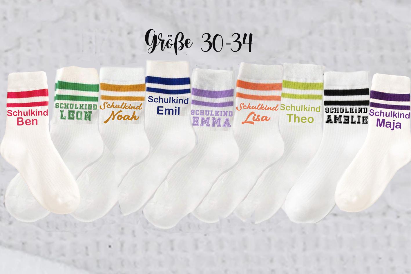 Schoolchild socks, school enrollment, school enrollment gift, school cone, personalized schoolchild socks, children's socks