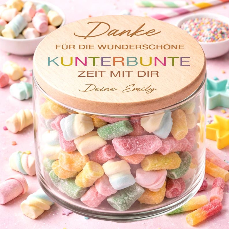 Danke Geschenk Lehrerin mit persönlicher Widmung