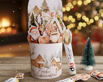 Weihnachten Duplo Banderolen DIY Geschenkidee für Duplo Riegel | Weihnachtsverpackung mit Sprüchen & Motiven zum Ausdrucken