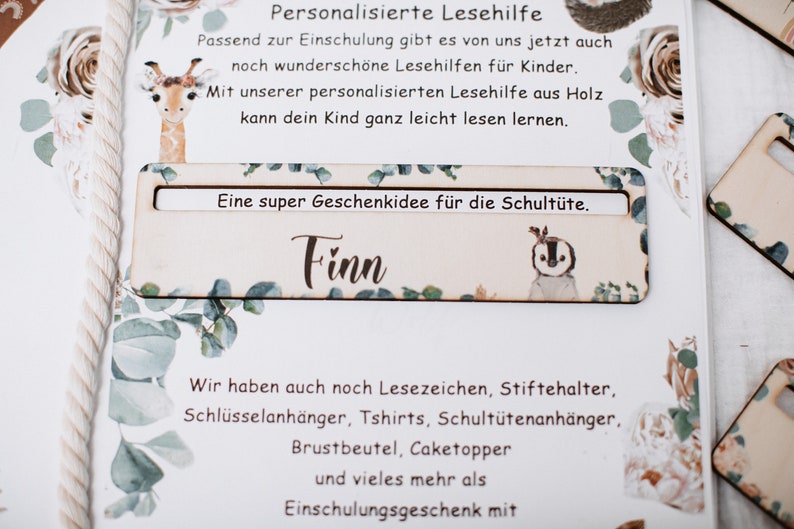 Lesehilfe, Lesehilfe Schulkind, personalisierte Lesehilfe, Schulkind, Geschenk Einschulung, Geschenke Schultüte, Lesehilfe Kinder,Schultüte Pinguin