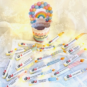 Süßes Bastelset Duplo Regenbogen-Torte als Last Minute Geschenk