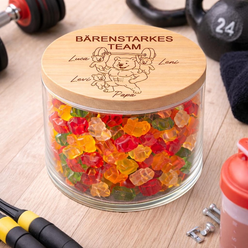 Originelle Vatertag Geschenkidee für Papa mit personalisiertem Glas
