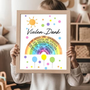 Affiche d'adieu pour éducateur de maternelle, cadeau d'adieu pour éducateur de maternelle, cadeau de dernière minute pour éducateur à imprimer