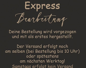 Express Processing Shipping