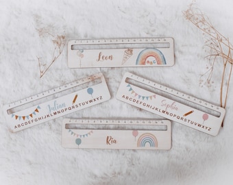 Einschulung Geschenk Schulkind Lesehilfe personalisiert Geschenke Einschulung Schulanfang Geschenke Schultüte Inhalt Lesehilfe mit Lineal