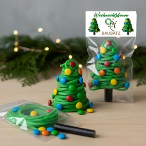 Weihnachtsbaum Bausatz to go – süßes Gastgeschenk für Kinder und Erwachsene