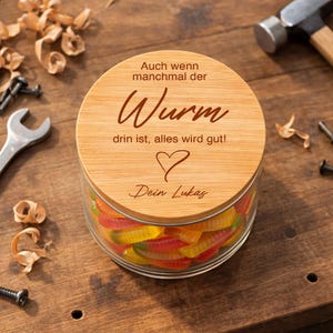 Geschenk für Papa mit Namen personalisiertes Glas bester Papa der Welt