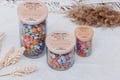 Farewell gift for educator, teacher, patience threads, storage jar, gift idea for teachers, educators, colleagues, kindergarten, daycare, farewell