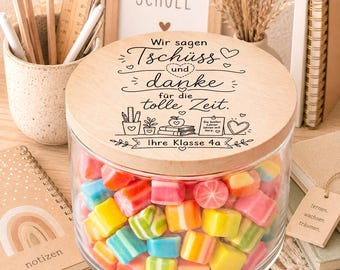 Personalized farewell gift for a teacher, thank you gift for a teacher, school gift, goodbye gift for a primary school teacher, class teacher gift