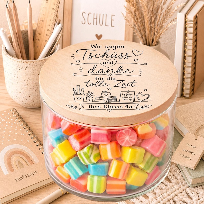 Danke Lehrerin Geschenk von der Klasse