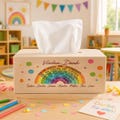Personalized tissue box for kindergarten farewell, thank you for everything, farewell gift for kindergarten teachers, kindergarten graduation gift product logo