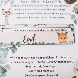 Lesehilfe Schulkind Fuchs