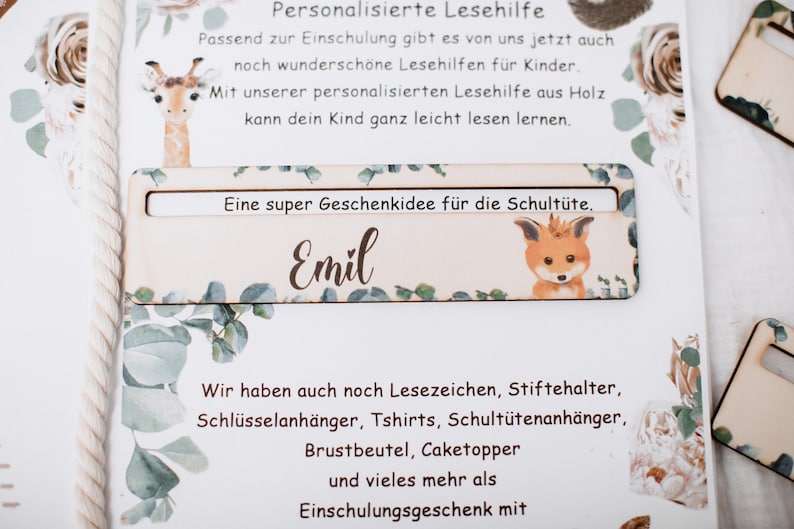 Lesehilfe Schulkind Fuchs