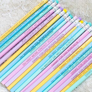 Afscheidscadeau voor een leraar, gepersonaliseerd leraarspotlood met naam, afscheidscadeau voor de kleuterschool, cadeau voor leraar