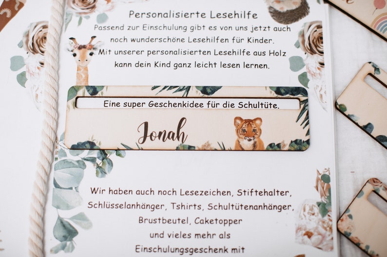 Lesehilfe, Geschenke Schultüte, Lesehilfe Kinder, Schultüte Bild 6