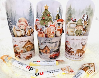 Duplo Christmas Wrapper Set, Christmas Gift Idea, Duplo Sayings & Labels to Print, DIY Gift, Santa Claus