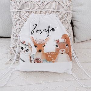 Gym bag, jute bag, kindergarten bag, sports bag, change of clothes, backpack, kindergarten, schoolchild, gift children