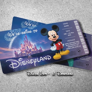 パーソナライズされたディズニーランドチケット | サプライズバケーションリベート（デジタル - ダウンロード x1）