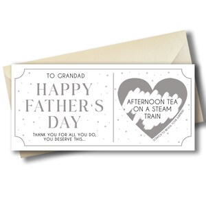 à gratter pour la fête des pères | Cadeau surprise/bon révélateur d'expérience | Cadeau personnalisé papa, papa, grand-père, grand-père