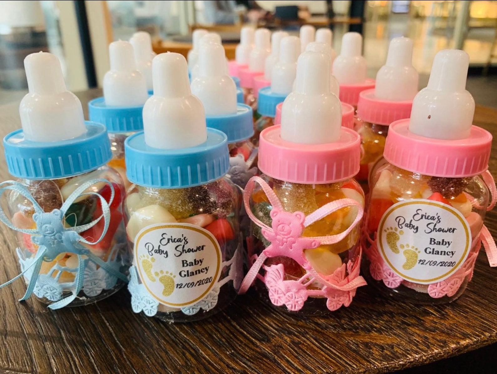 Baby Shower Bottles Etsy UK