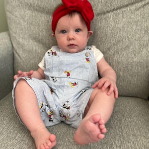 Baby Gender Neutral Mickey Mouse Overalls