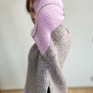 KNITTING PATTERN worsted sweater pattern, beginner friendly pattern, easy to knit pattern, Gambit jumper knitting pdf image 10
