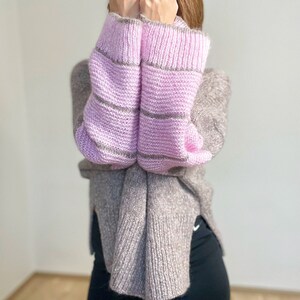 KNITTING PATTERN worsted sweater pattern, beginner friendly pattern, easy to knit pattern, Gambit jumper knitting pdf image 6