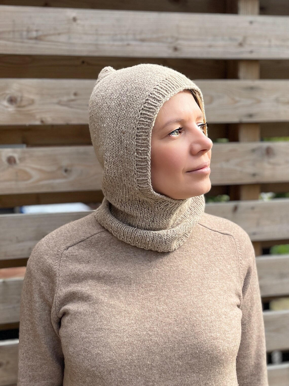 Balaclava for women KNITTING PATTERN instant download PDF Etsy