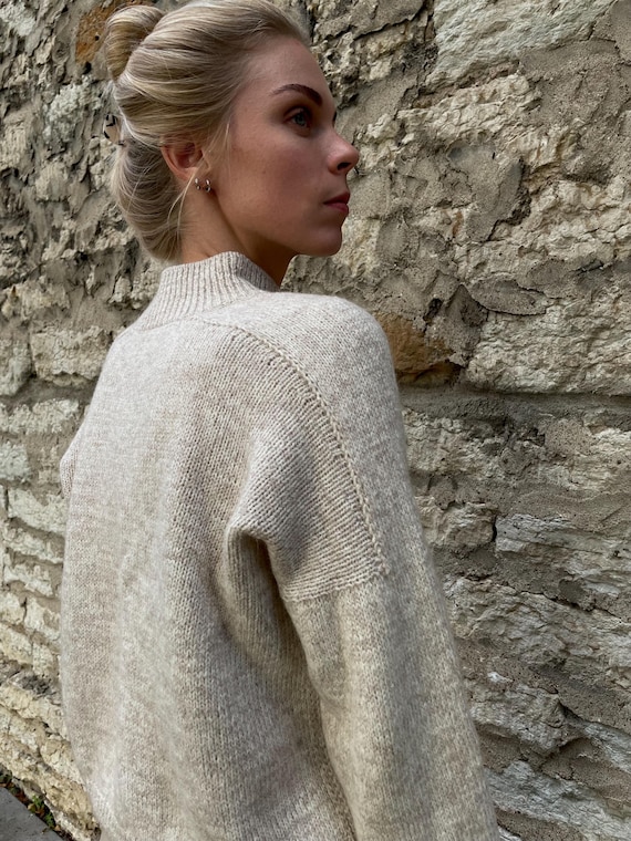 All Fall Sweater KNITTING PATTERN, Bottom-up Seamless