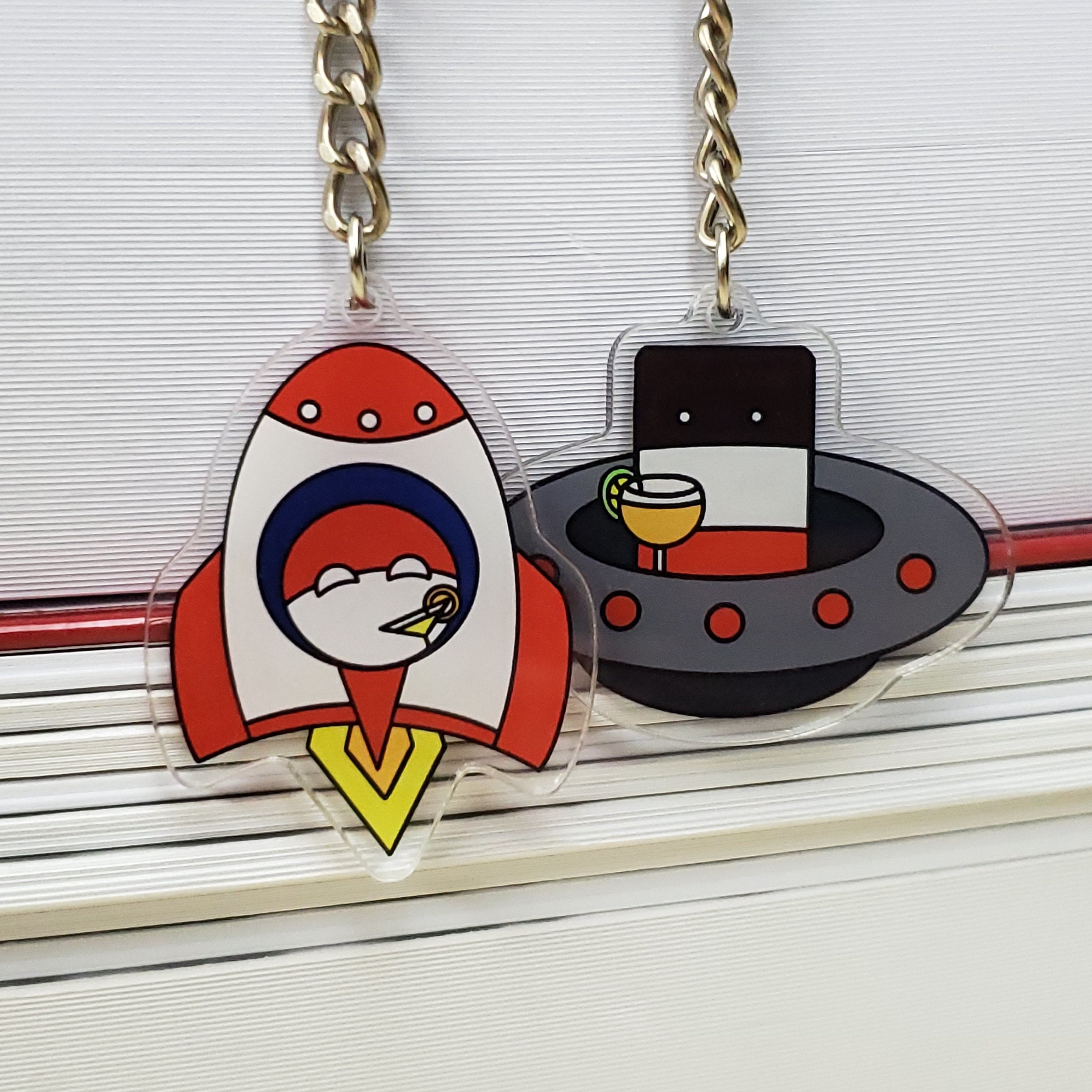 Countryballs In Space Acrylic Keychain Polandball Etsy