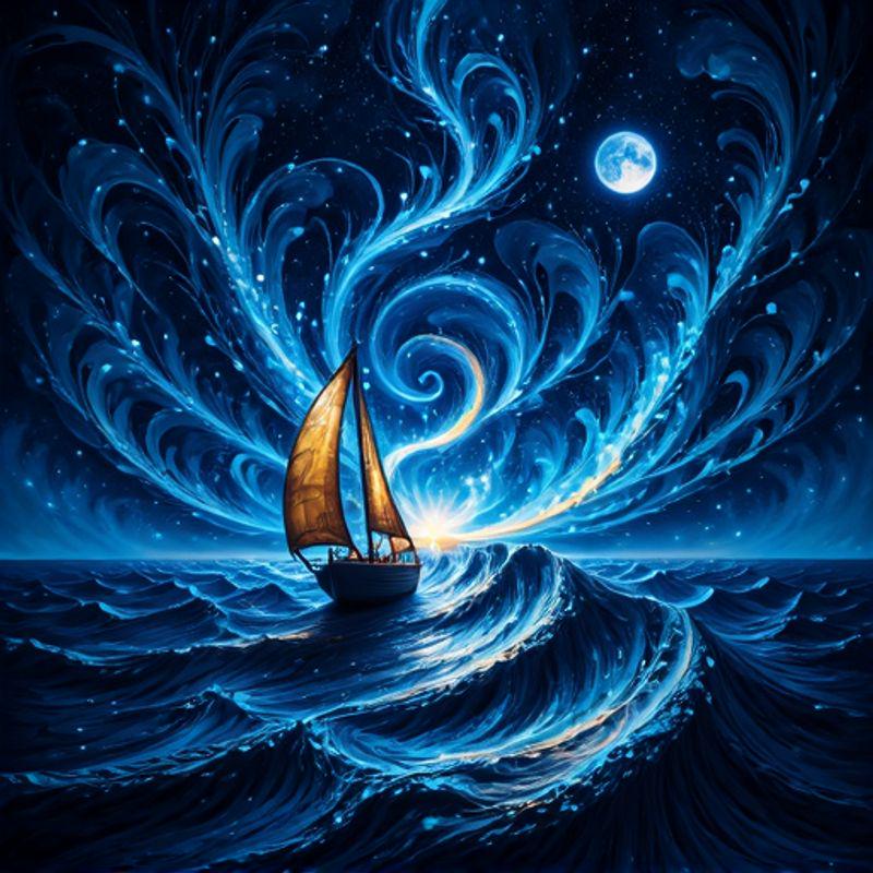 RnnJoile Segelboot-Duschvorhang – Schwarz-Weiß, 183 X 183 Cm, Aus Polyester, Wasserdicht, Mit 12 Haken