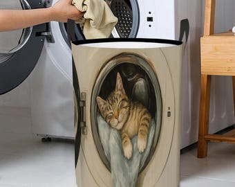 Laundry Basket Round Hamper: Large Capacity Collapsible Waterproof Machine Washable Basket Foldable Laundry Baskets with Handles