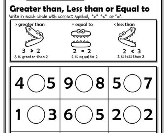 comparing numbers etsy