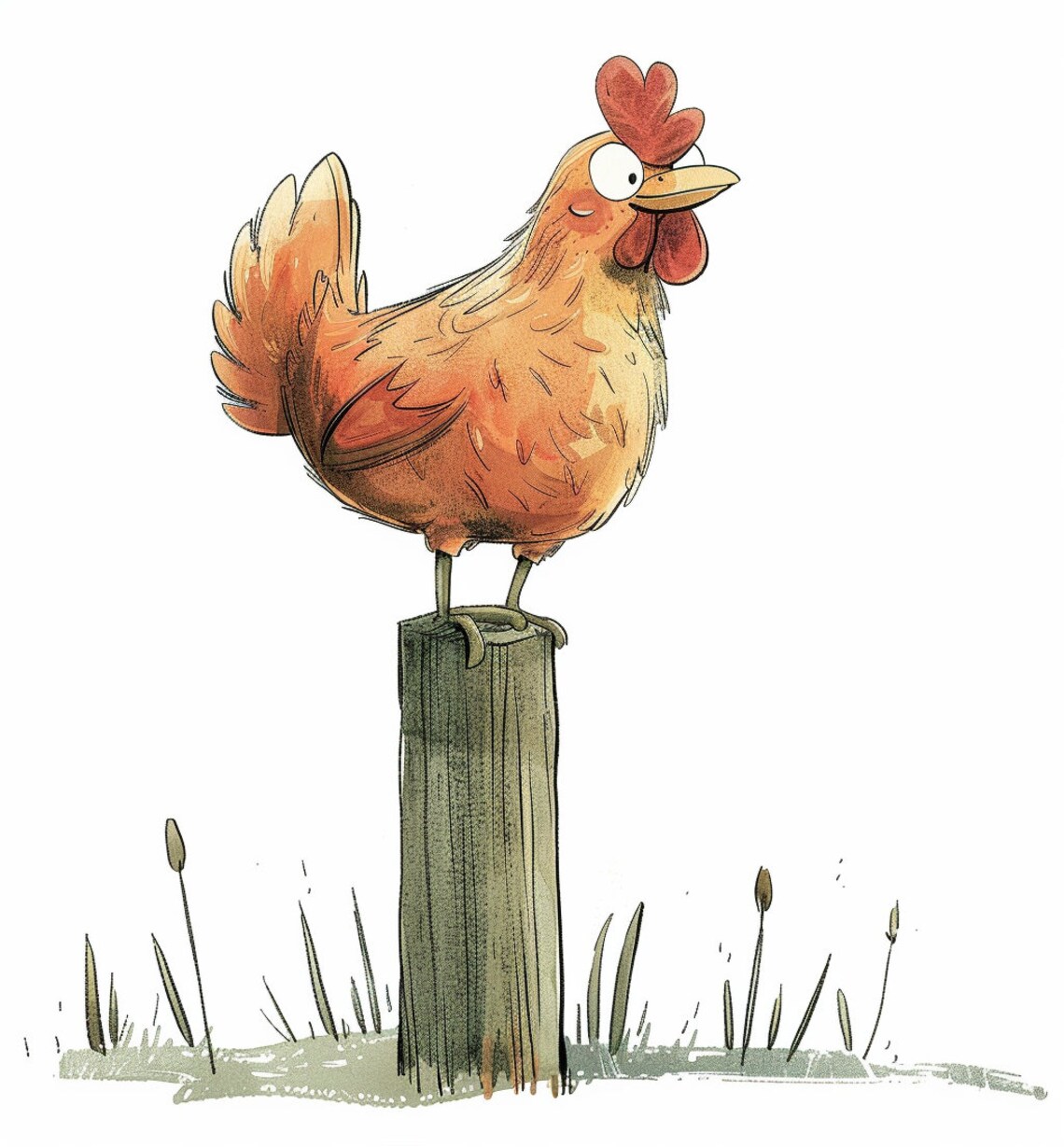 Funny Chicken Clipart Bundle Quirky Chicken Clipart Bundle Silly