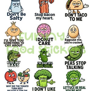 Sarcastic Stickers, Quirky Clipart,  Humor Stickers, Silly Cartoon Expression PNG, Quirky Quote