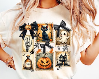 Fantasma de Halloween divertido PNG, sello coqueto (descarga digital)