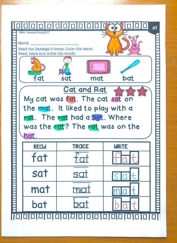 phonics reading comprehension passages and activities short etsy australia