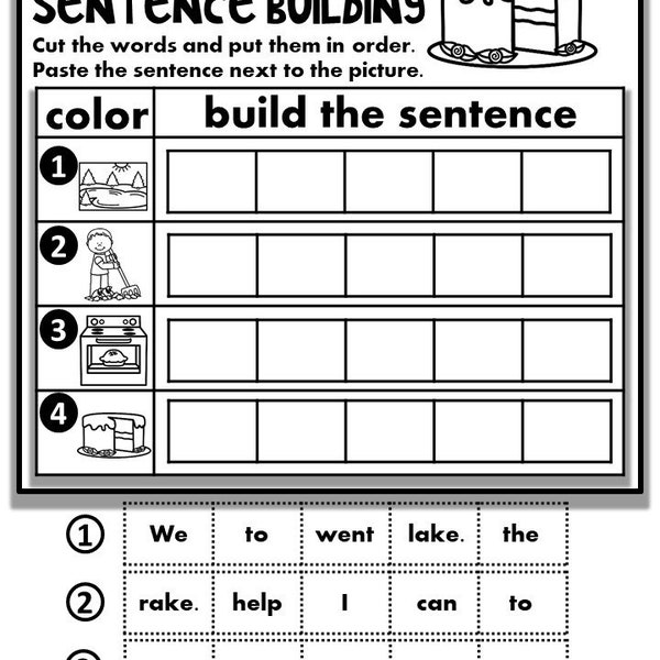 Phonics CVCE Long Vowels -Sentence Building