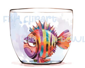 Eigenzinnige visillustraties: grappige png-afbeeldingen van zeedieren (digitale download)