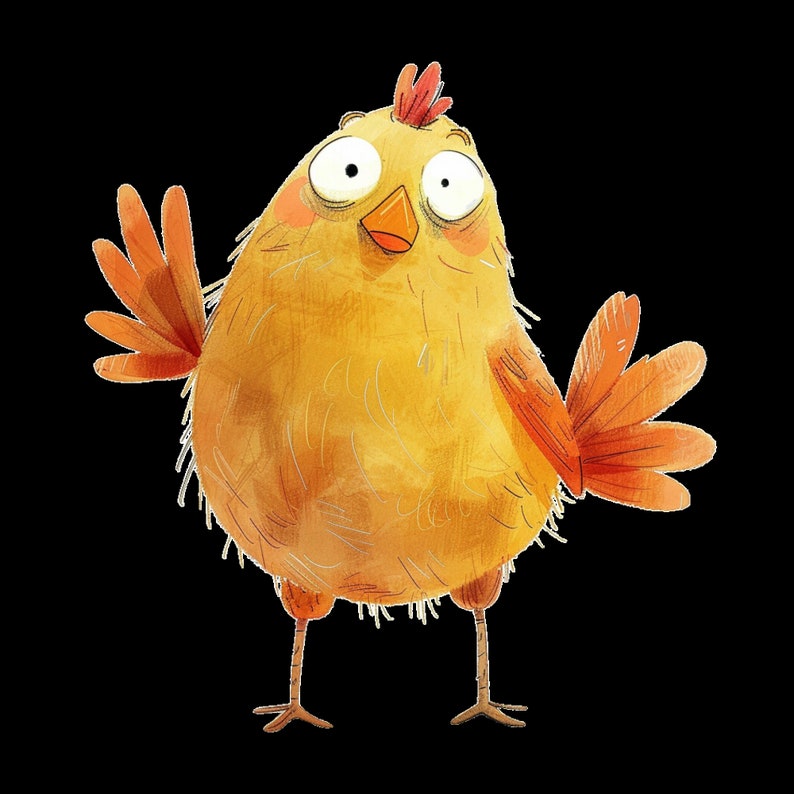 Funny Chicken Clipart Bundle Quirky Chicken Clipart Bundle Silly