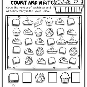 Kindergarten Math Worksheets : Numbers 1-10 Counting