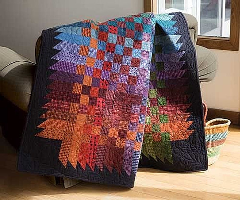 Over and Down Under Quilt Pattern Bonnie Sullivan from All Etsy