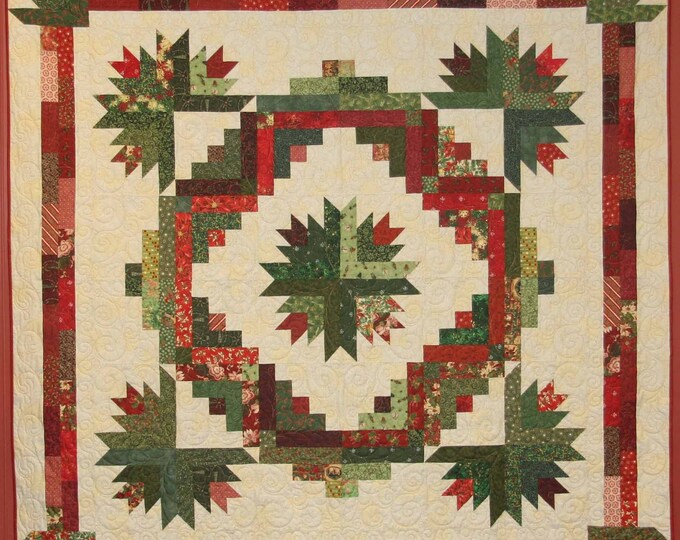 Cactus Wreath Quilt Pattern Del'orco for Cozy Etsy