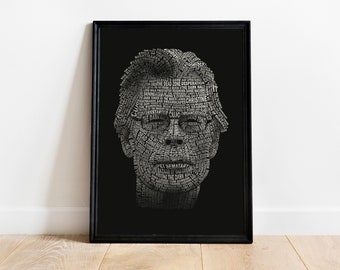 ORIGINAL "The King" Stephen King Print (Physical Copy)