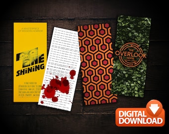 Stephen King Printable Bookmarks. the Shining Bookmarks PDF File ...