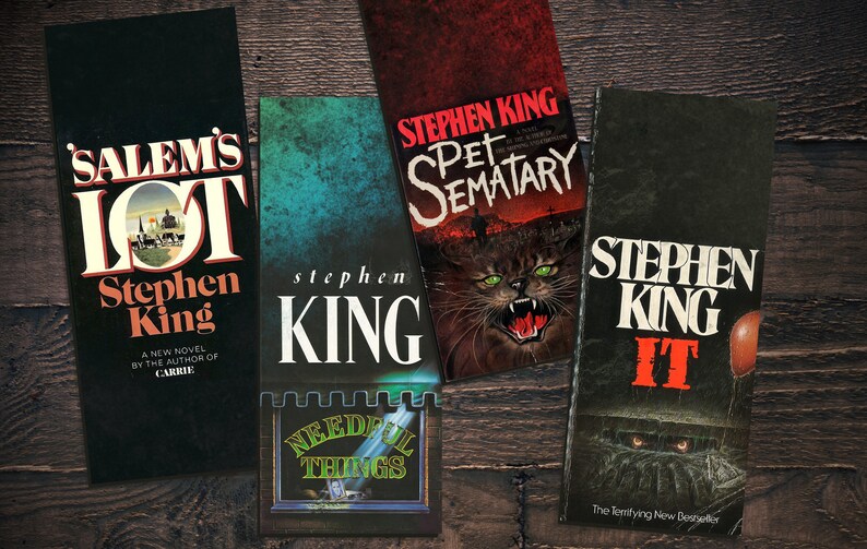 Stephen King Printable Bookmarks - Etsy
