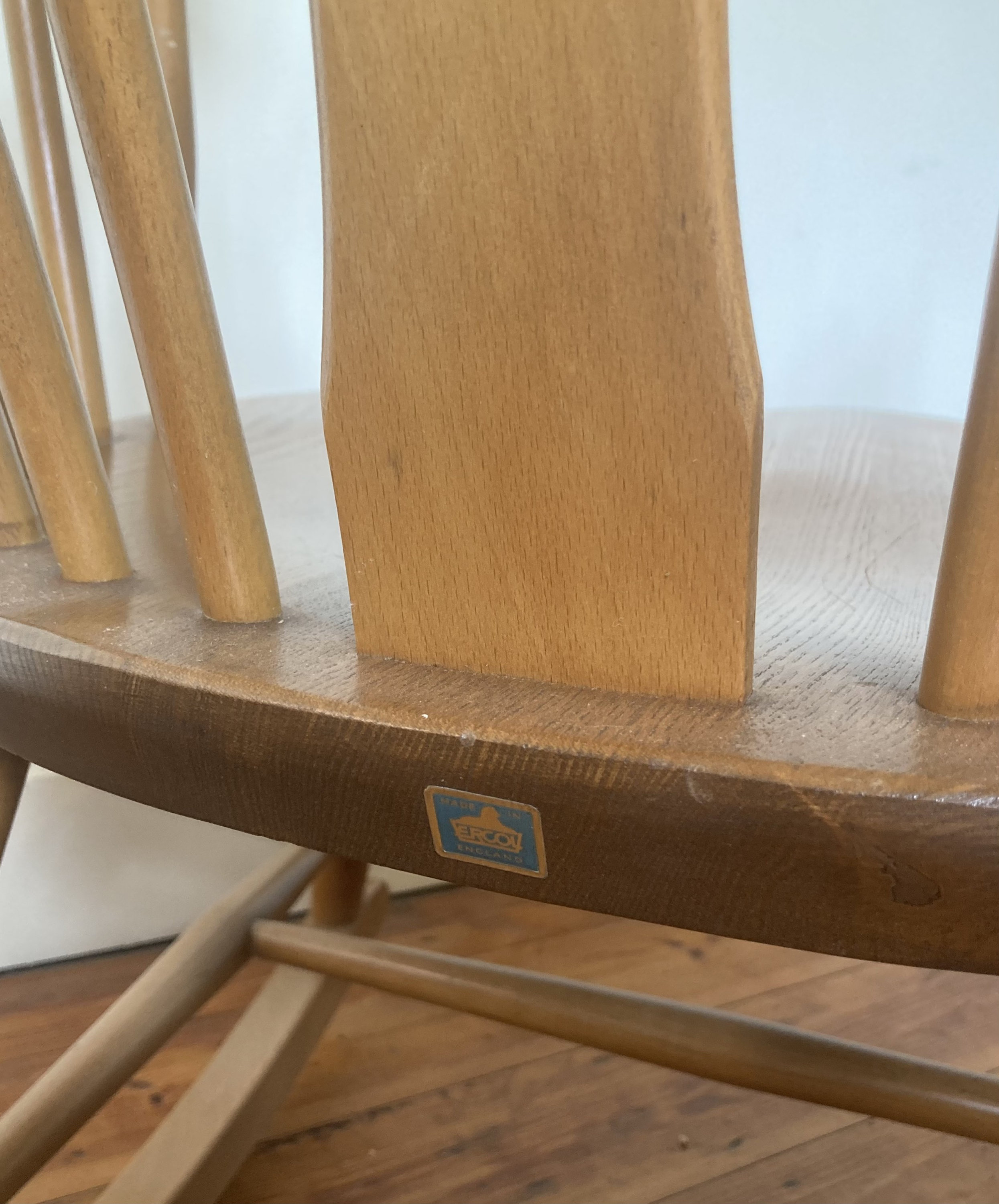 Ercol Blue Label Mid Century chairmakers Rocker Etsy UK