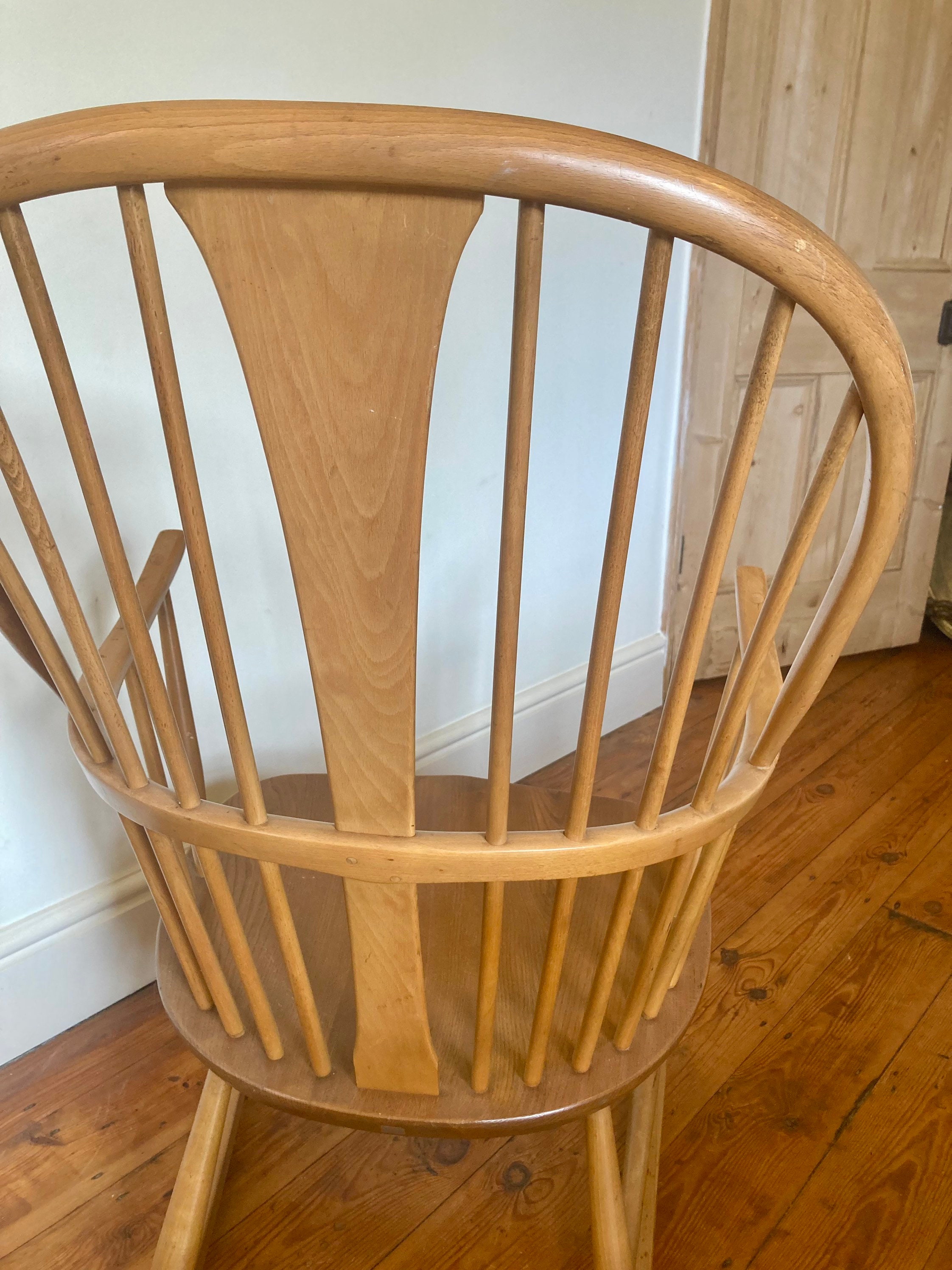 Ercol Blue Label Mid Century chairmakers Rocker Etsy UK