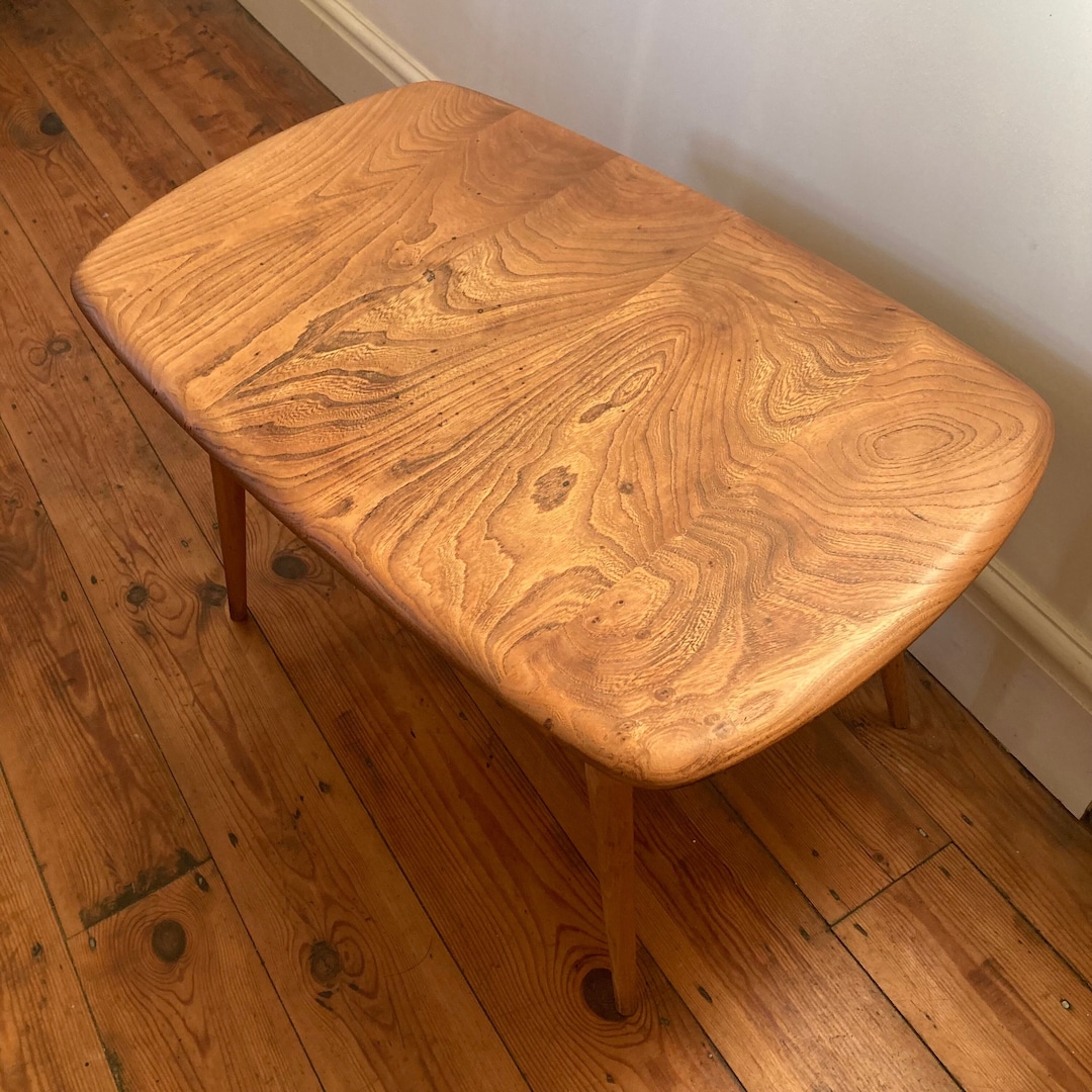 Ercol Original 'compact' Beech and Elm Coffee Table - Etsy UK