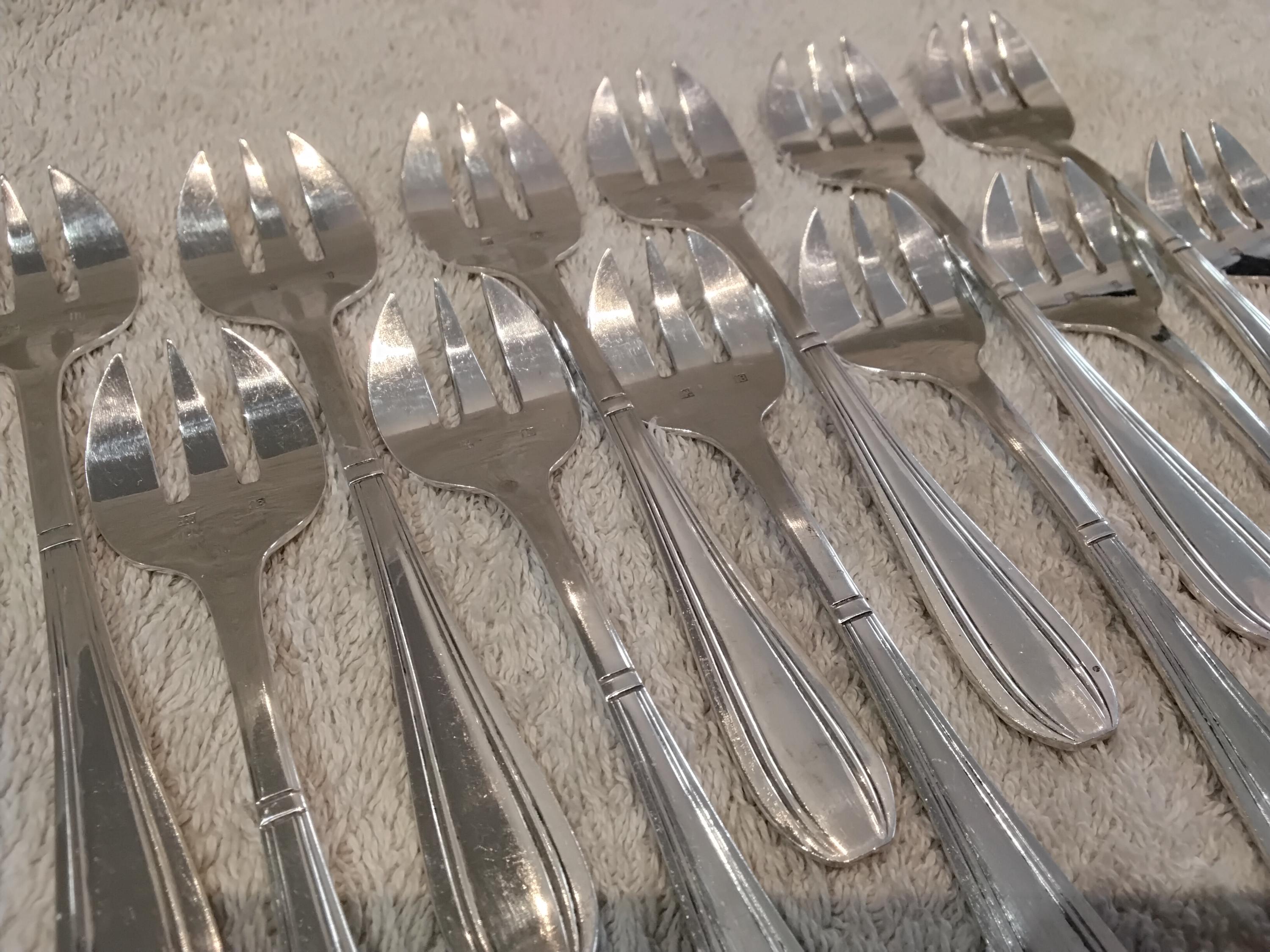 Sterling Silver Oyster Fork - Etsy